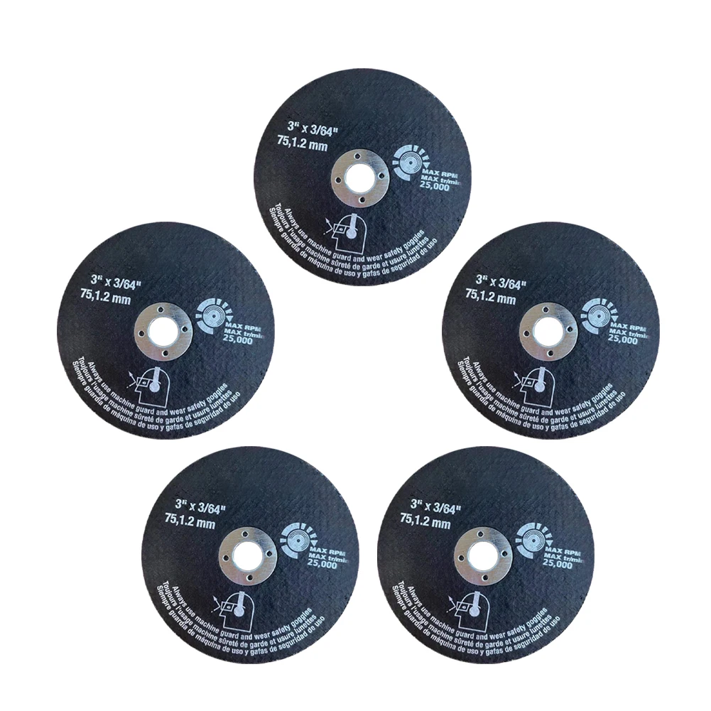 5Pcs Circular Resin Saw Blade 75mm Grinding Wheel Cutting Disc 10mm For Stainless Steel Pipe Cutter Angle Grinder Accessories
5Pcs Circular Resin Saw Blade 75mm Grinding Wheel Cutting Disc 10mm For Stainless Steel Pipe Cutter Angle Grinder Accessories