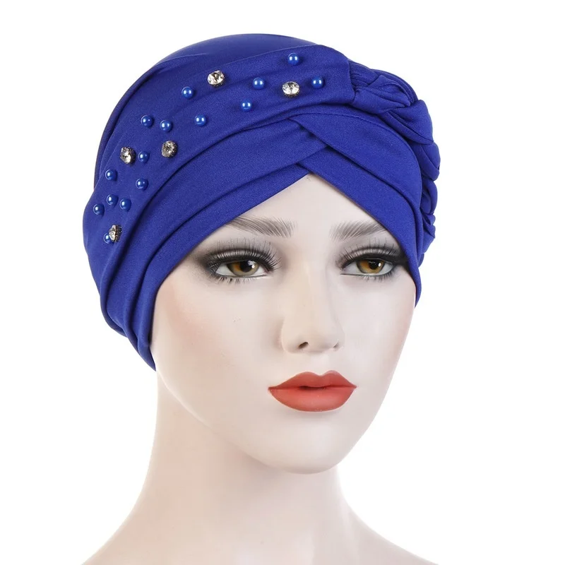 The New Spring and Autumn Models of Muslim Baotou Cap Monochrome Single-sided Bead Nail Drill Whip Turban Hat
The New Spring and Autumn Models of Muslim Baotou Cap Monochrome Single-sided Bead Nail Drill Whip Turban Hat