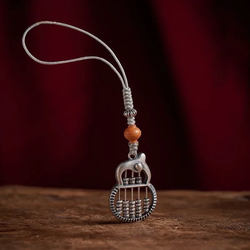 Sterling Silver Fulu Hulu Mobile Phone Chain Pendant Wealth Source Abacus Creative Package Pendant U Disk Pendant Rope Pendant
Sterling Silver Fulu Hulu Mobile Phone Chain Pendant Wealth Source Abacus Creative Package Pendant U Disk Pendant Rope Pendant