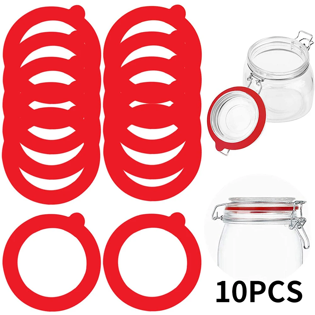 10XSilicone Jar Gaskets Food Storege Jars Replacement Gasket Airtight Rubber Seals Rings Jars O Rings Gaskets Kitchen Tools New
10XSilicone Jar Gaskets Food Storege Jars Replacement Gasket Airtight Rubber Seals Rings Jars O Rings Gaskets Kitchen Tools New