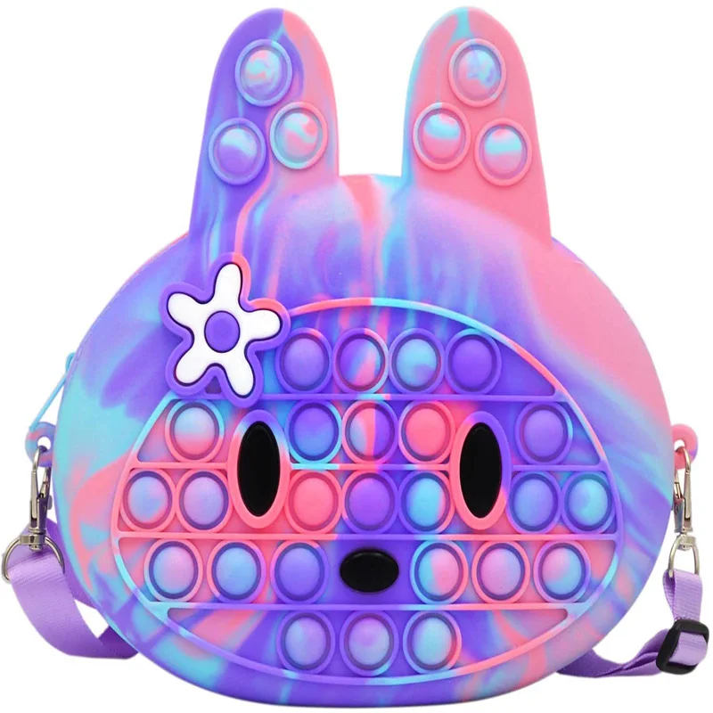 Popper Crossbody Bag for Kid Girls Fidget Bubble School Purse Handbag Shoulder Bag Figetget Puppet Sensory Game Relieve Stress
Popper Crossbody Bag for Kid Girls Fidget Bubble School Purse Handbag Shoulder Bag Figetget Puppet Sensory Game Relieve Stress