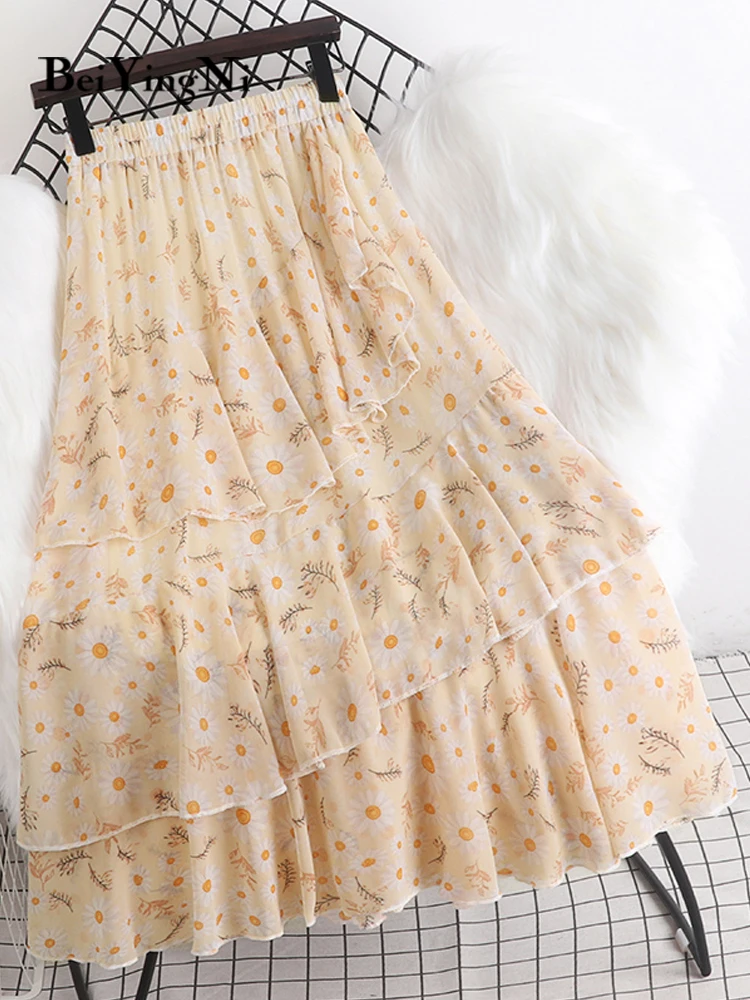 Женская шифоновая плиссированная юбка Beiyingni с цветочным принтом, повседневная винтажная шикарная Милая трапециевидная юбка в стиле бохо с ...
Женская шифоновая плиссированная юбка Beiyingni с цветочным принтом, повседневная винтажная шикарная Милая трапециевидная юбка в стиле бохо с ...