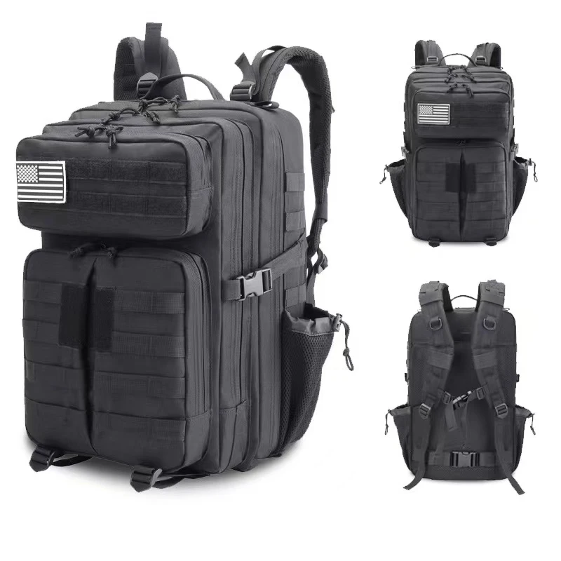

Водонепроницаемый тактический нейлоновый рюкзак объемом 50 л, 1000D, уличные военные сумки для кемпинга, походов, рыбалки, рюкзаки Molle 3P, рюкзак...
