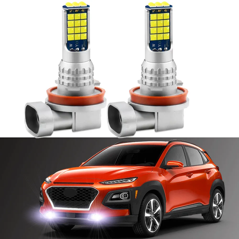 2Pcs LED Fog Lamp Bulbs For Hyundai Kona 2018 2019 2020 White Fog Lamp Canbus Accessories
2Pcs LED Fog Lamp Bulbs For Hyundai Kona 2018 2019 2020 White Fog Lamp Canbus Accessories