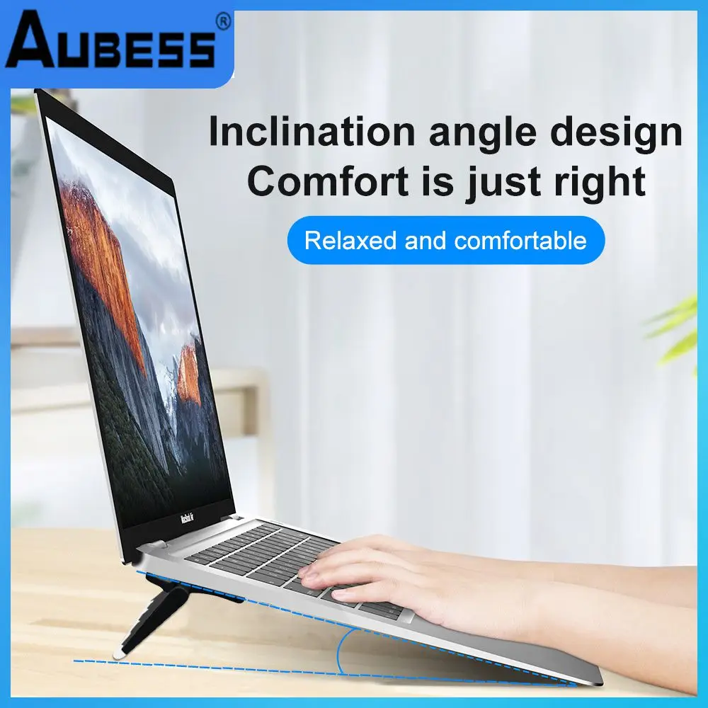 Folding Computer Bracket Black Computer Cooling Holder Portable Laptop Stand Heat Dissipation Computer Accessories Non-slip Abs
Folding Computer Bracket Black Computer Cooling Holder Portable Laptop Stand Heat Dissipation Computer Accessories Non-slip Abs