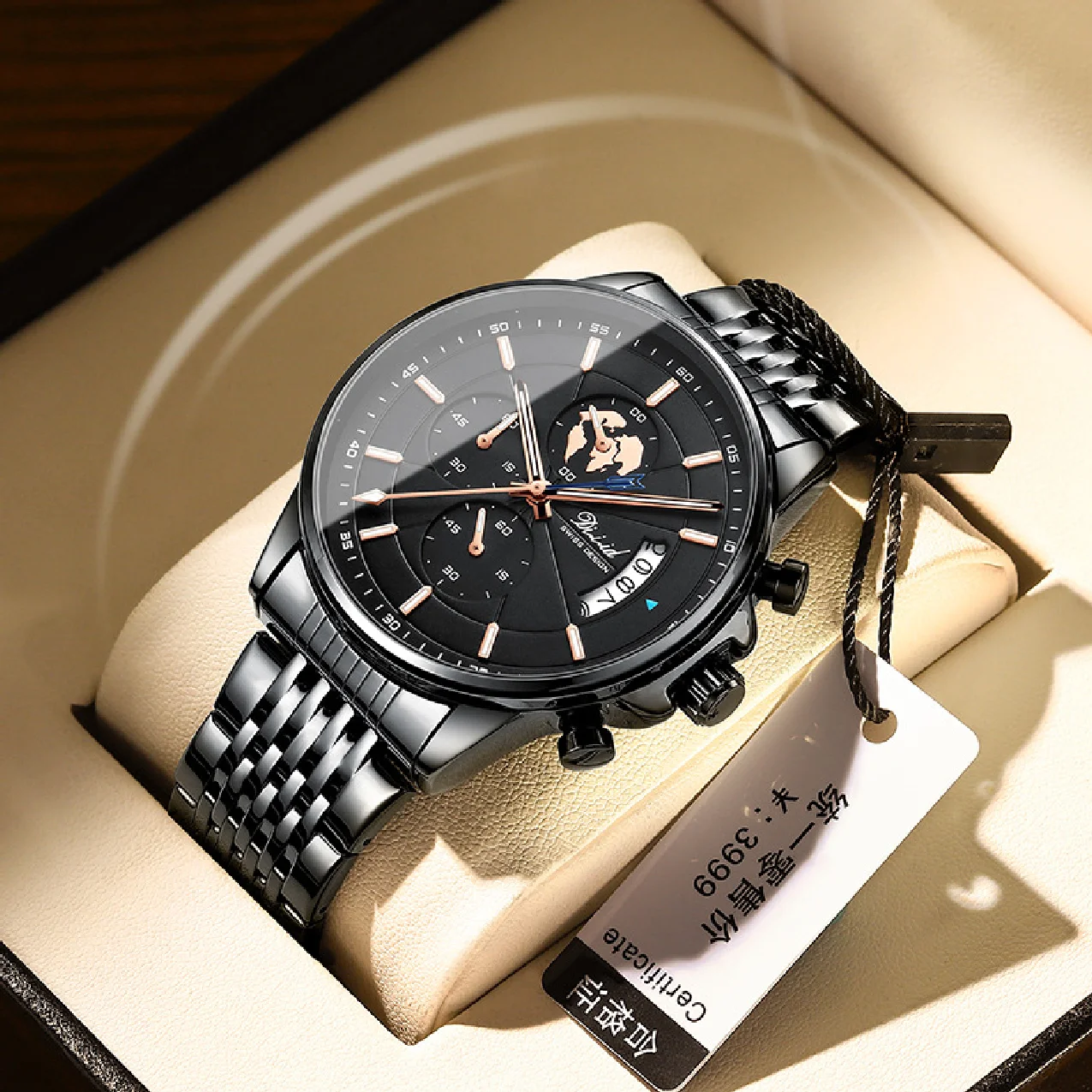 New Top brand luxury quartz watch for men Calendar luminous watches business Clock Leather strap Quartz wristwatch reloj hombre
New Top brand luxury quartz watch for men Calendar luminous watches business Clock Leather strap Quartz wristwatch reloj hombre