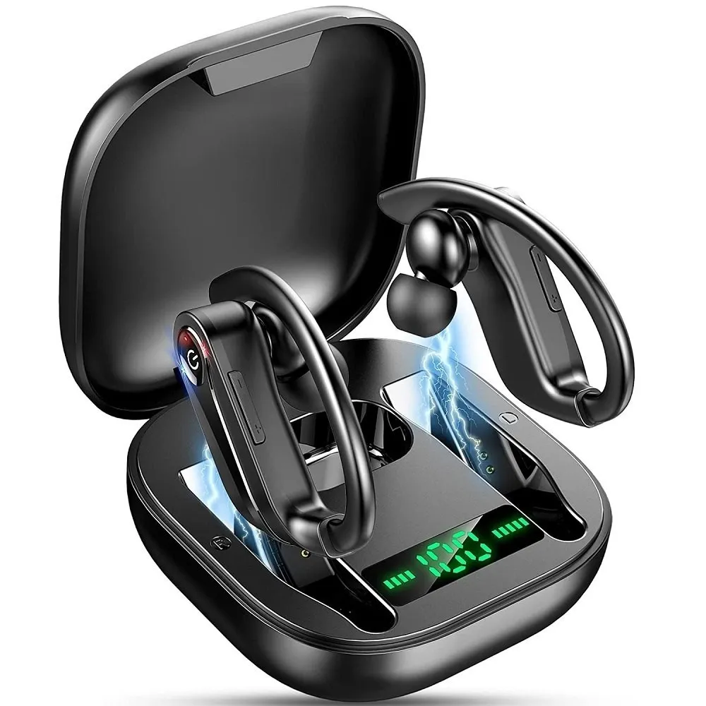 Sports TWS 5.1 Earphone Bluetooth Noise Cancelling Deep Bass Earhooks IPX7 Wireless Headphones LED Display Headsets 50H Playtime
Sports TWS 5.1 Earphone Bluetooth Noise Cancelling Deep Bass Earhooks IPX7 Wireless Headphones LED Display Headsets 50H Playtime