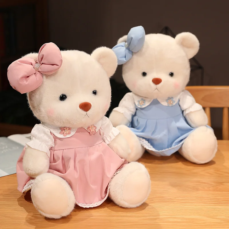 Cute Bow Teddy Bear Plush Toy Cartoon Animal Stuffed Doll Baby Comfort Toys Soft Knuckle Bear Dolls Kawaii Pillows Girl Gift
Cute Bow Teddy Bear Plush Toy Cartoon Animal Stuffed Doll Baby Comfort Toys Soft Knuckle Bear Dolls Kawaii Pillows Girl Gift