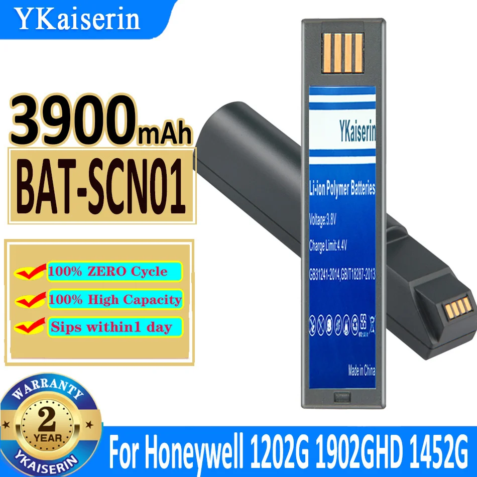 YKaiserin Replacement Battery 3900mAh BAT-SCN01 For Honeywell 1202G 1902GHD GSR 1452G 4820 3820 BAT-SCN01 General Scanners
YKaiserin Replacement Battery 3900mAh BAT-SCN01 For Honeywell 1202G 1902GHD GSR 1452G 4820 3820 BAT-SCN01 General Scanners
