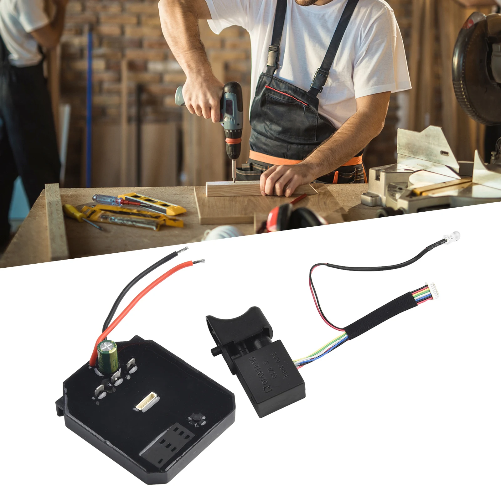 Control Board Switch Speed Switches Switch Brushless ElectricFor 2106/161/169 Electric Wrench Power Tool Accessories
Control Board Switch Speed Switches Switch Brushless ElectricFor 2106/161/169 Electric Wrench Power Tool Accessories