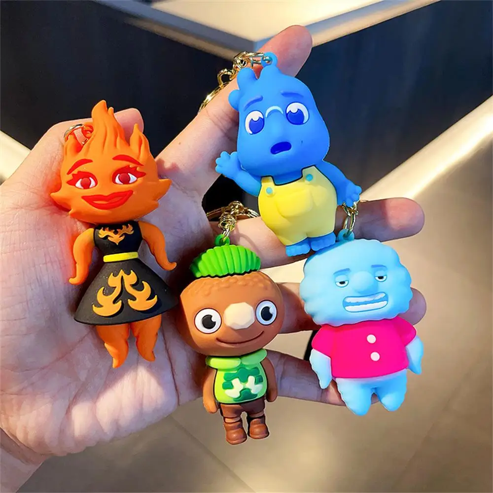 Disney Movie Elemental Keychain Anime Figure Wade Ripple Ember Lumen Clod Gale Silicon Keychain Backpack Key Rings Ornament
Disney Movie Elemental Keychain Anime Figure Wade Ripple Ember Lumen Clod Gale Silicon Keychain Backpack Key Rings Ornament