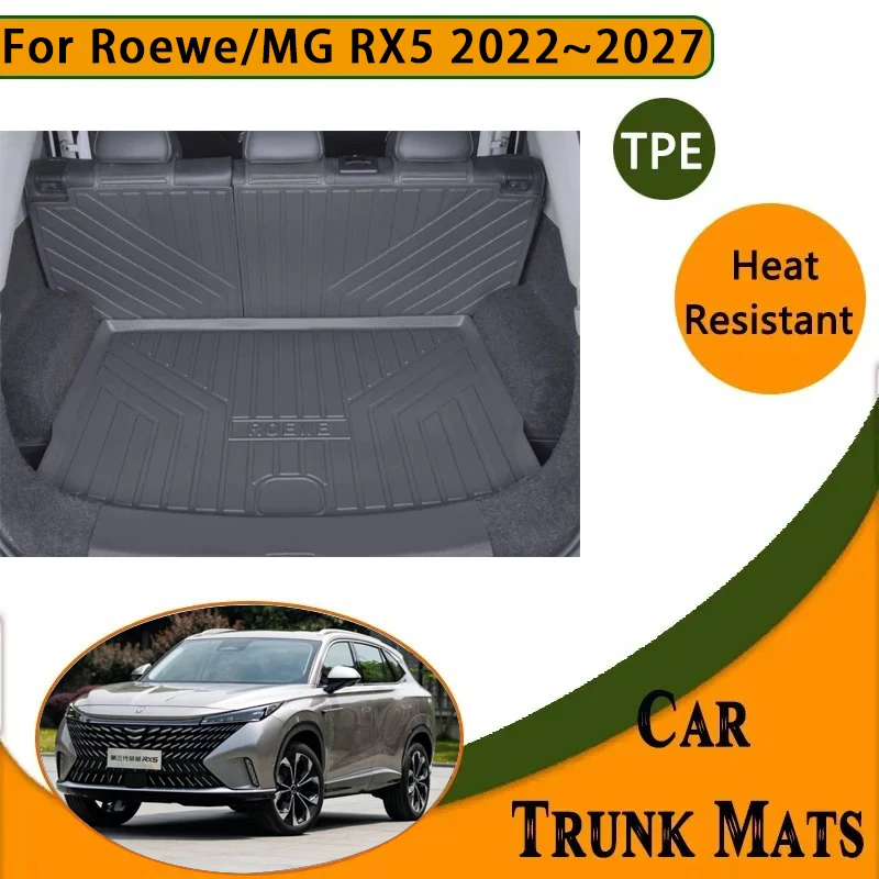 Коврик в багажник автомобиля для Roewe MG RX5 eRX5 D5X MK3 MK2 2022 2023 2024 2025 2026 2027