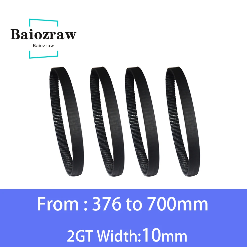 3D Printer Parts GT2 10mm Closed Loop Rubber Timing Belt 376 380 400 420 436 444 450 500 550 600 610 640 700mm 2GT 1pcs 
3D Printer Parts GT2 10mm Closed Loop Rubber Timing Belt 376 380 400 420 436 444 450 500 550 600 610 640 700mm 2GT 1pcs