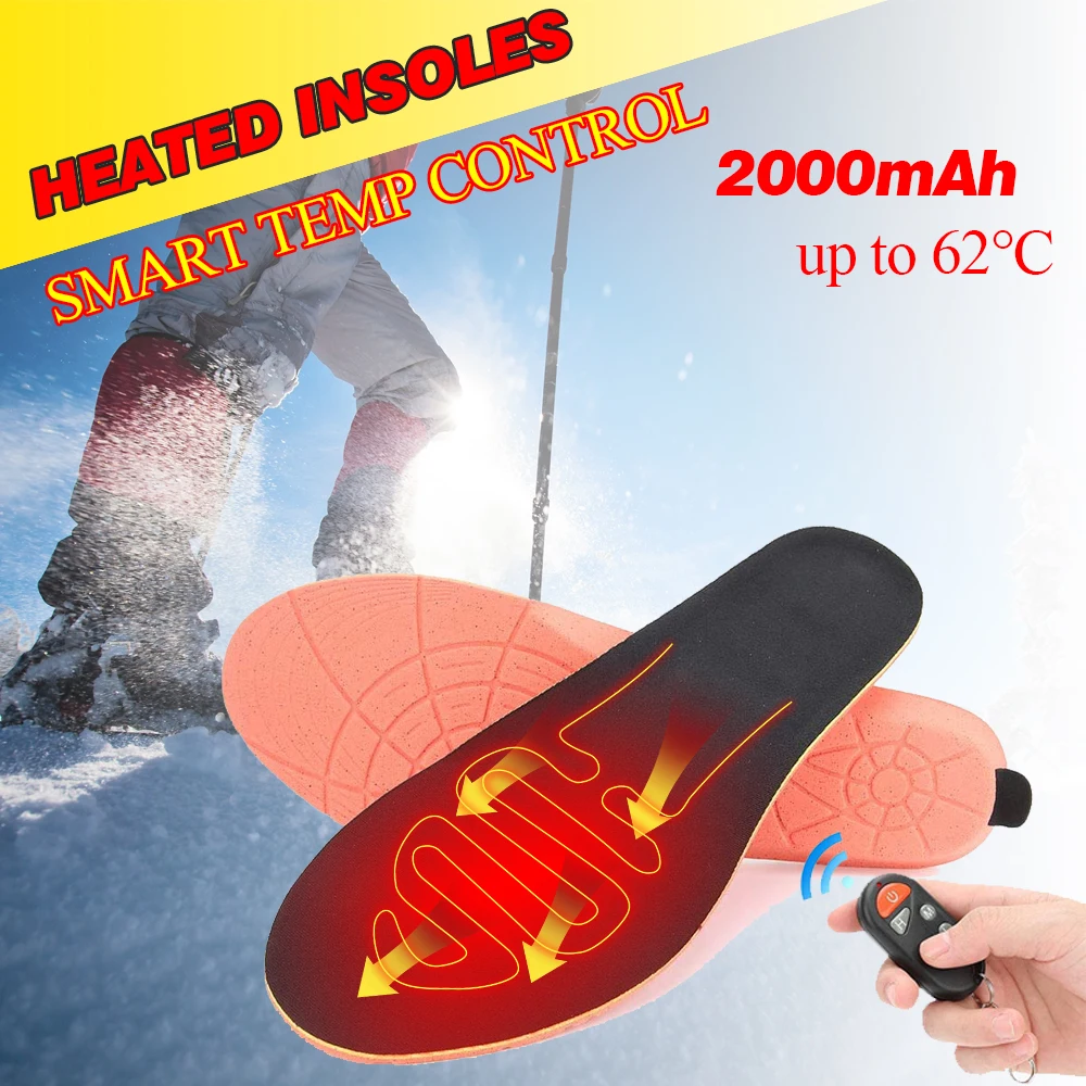New unisex 2000 mAh USB electric heating insoles winter warm heating foot pads outdoor sports insoles for hiking and skiing 
New unisex 2000 mAh USB electric heating insoles winter warm heating foot pads outdoor sports insoles for hiking and skiing