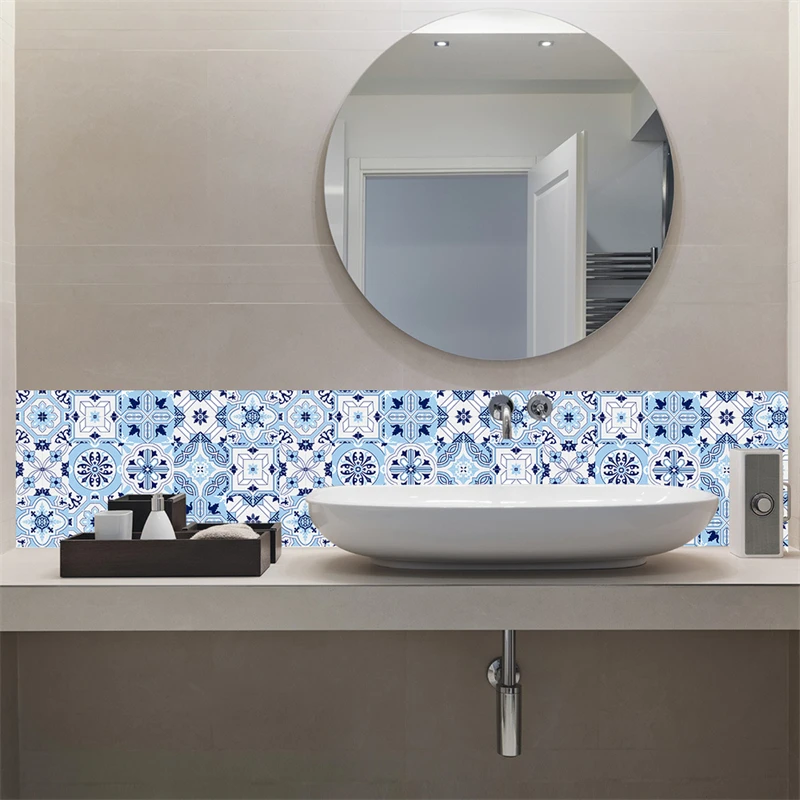 10pcs Waterproof Thickening Mandala Style Crystal Hard Film Tile Sticker Kitchen Bathroom Floor Home Decoration Self-adhesive
10pcs Waterproof Thickening Mandala Style Crystal Hard Film Tile Sticker Kitchen Bathroom Floor Home Decoration Self-adhesive