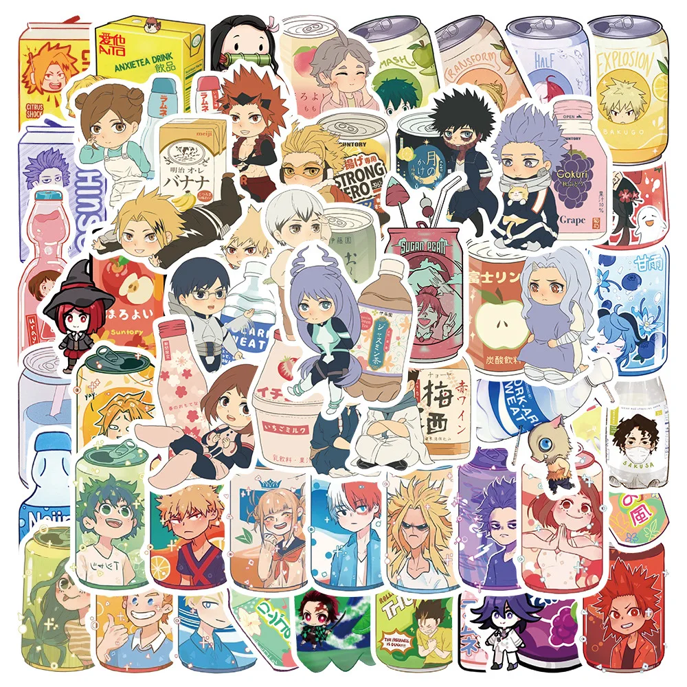 50 Sheets of Cartoon Chibi Soda Drinks Graffiti Luggage Notebook DIY Waterproof Stickers Hand Account Wholesale 
50 Sheets of Cartoon Chibi Soda Drinks Graffiti Luggage Notebook DIY Waterproof Stickers Hand Account Wholesale