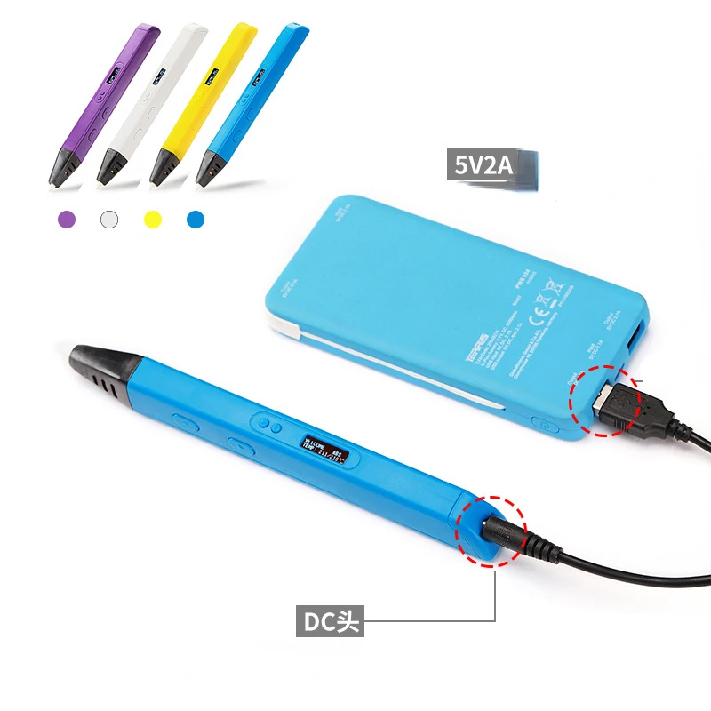 The New Second Generation 5V 3d Printing Pen Low Temperature Child Student Stereo Toy Magic Graffiti Gifts Practice For Children
The New Second Generation 5V 3d Printing Pen Low Temperature Child Student Stereo Toy Magic Graffiti Gifts Practice For Children