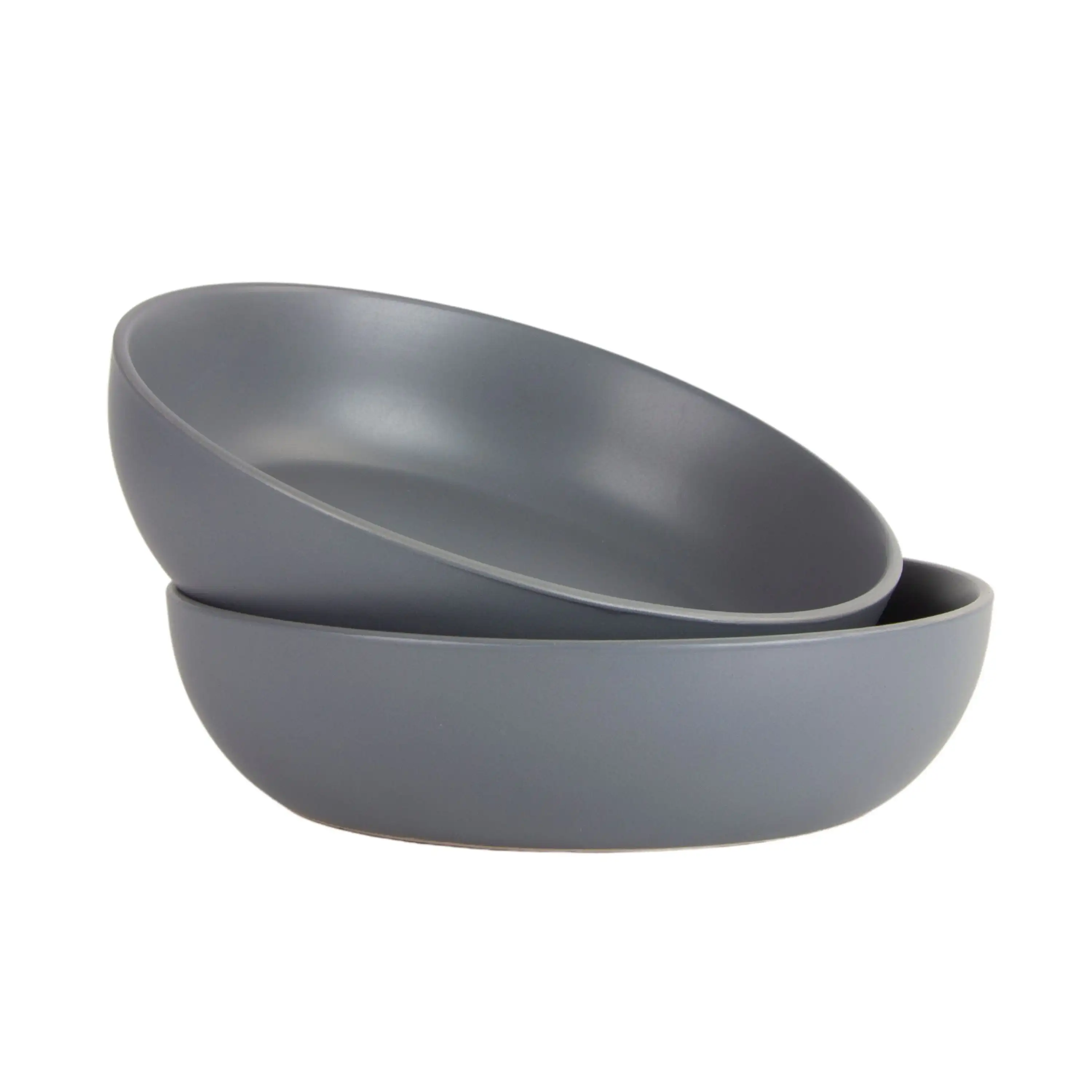Matte 9"/48oz Serving Bowl, Set of 2, Charcoal, Noodle Bowl, Salad Bowl , Mixing Bowl , Soup Bowl , Bowl 
Matte 9"/48oz Serving Bowl, Set of 2, Charcoal, Noodle Bowl, Salad Bowl , Mixing Bowl , Soup Bowl , Bowl