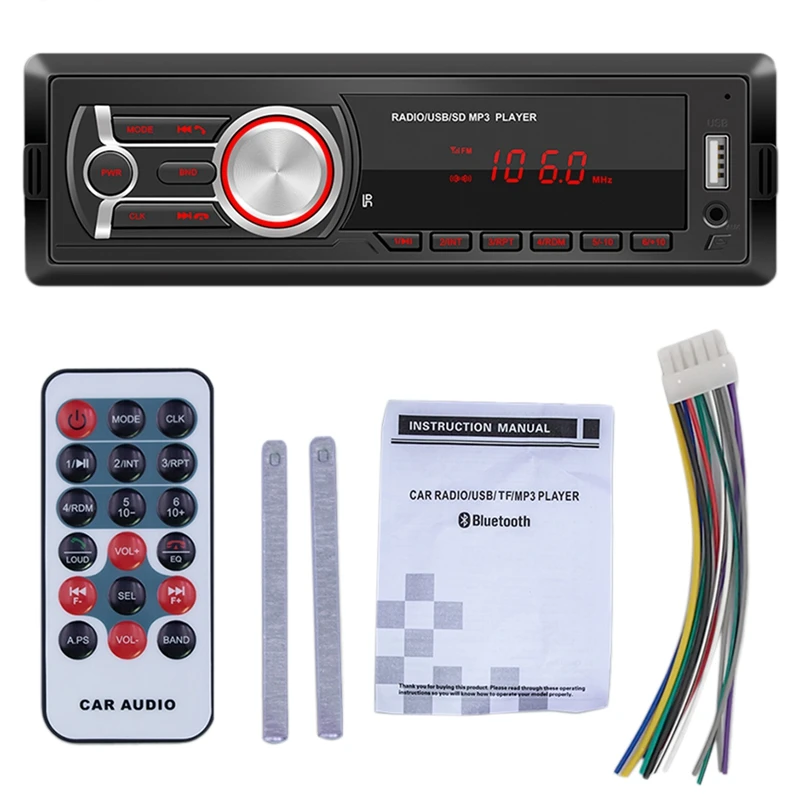 NEW-1DIN In-Dash Car Radios Stereo Remote Control Digital Bluetooth Audio Music Stereo 12V Car Radio Mp3 Player USB/SD/AUX
NEW-1DIN In-Dash Car Radios Stereo Remote Control Digital Bluetooth Audio Music Stereo 12V Car Radio Mp3 Player USB/SD/AUX