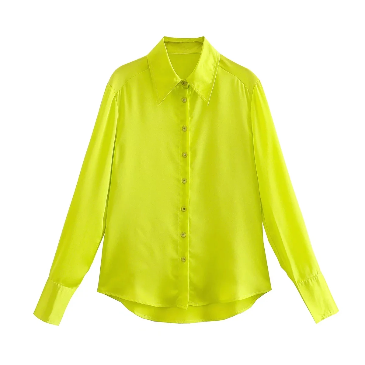 Huaxiafan Fashion Solid Yellow Shirt Women Long Sleeve Loose Casual Shirts Female Tops 2022 Spring Summer 
Huaxiafan Fashion Solid Yellow Shirt Women Long Sleeve Loose Casual Shirts Female Tops 2022 Spring Summer