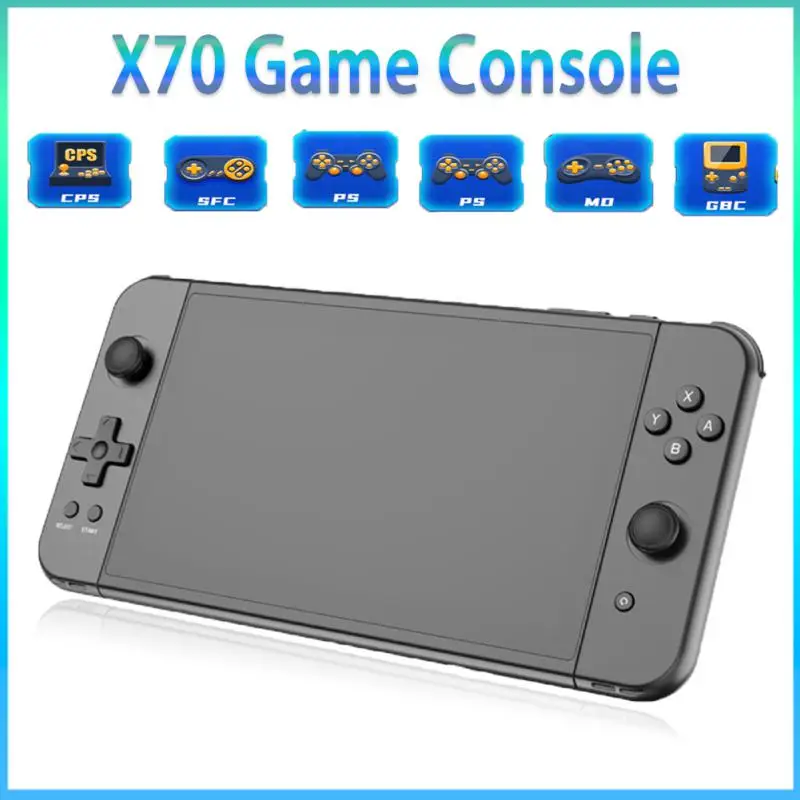 Портативная игровая консоль X70, HD экран 7,0 дюйма, ретро, портативная игровая консоль PS MD, игровые консоли для видеоигр HD TV Out, Игровая приставк...
Портативная игровая консоль X70, HD экран 7,0 дюйма, ретро, портативная игровая консоль PS MD, игровые консоли для видеоигр HD TV Out, Игровая приставк...