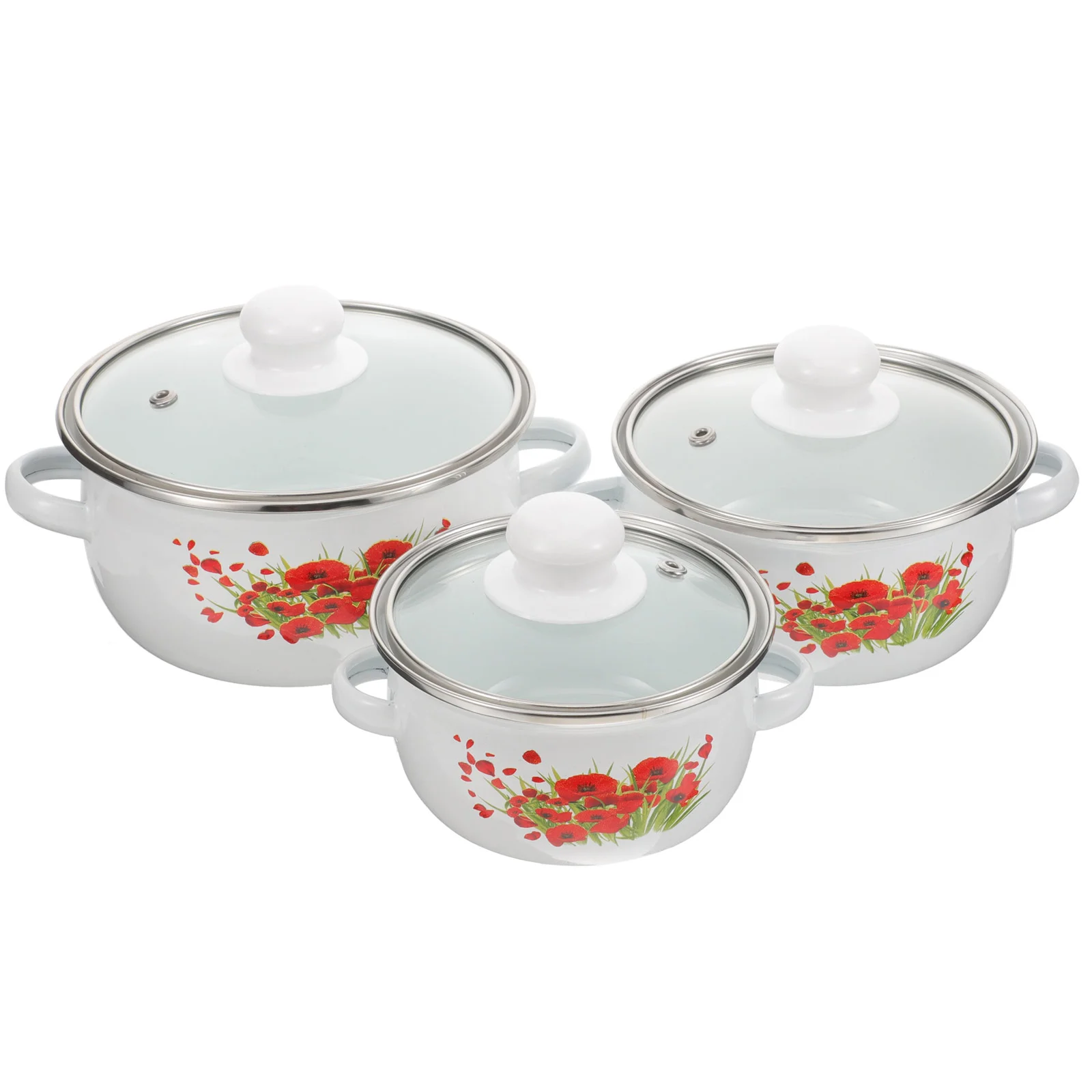3 Pcs Sauce Pan Nonstick Pot Kitchen Instant Noodle Pots Enamel Cooking Pasta Pans Small
3 Pcs Sauce Pan Nonstick Pot Kitchen Instant Noodle Pots Enamel Cooking Pasta Pans Small