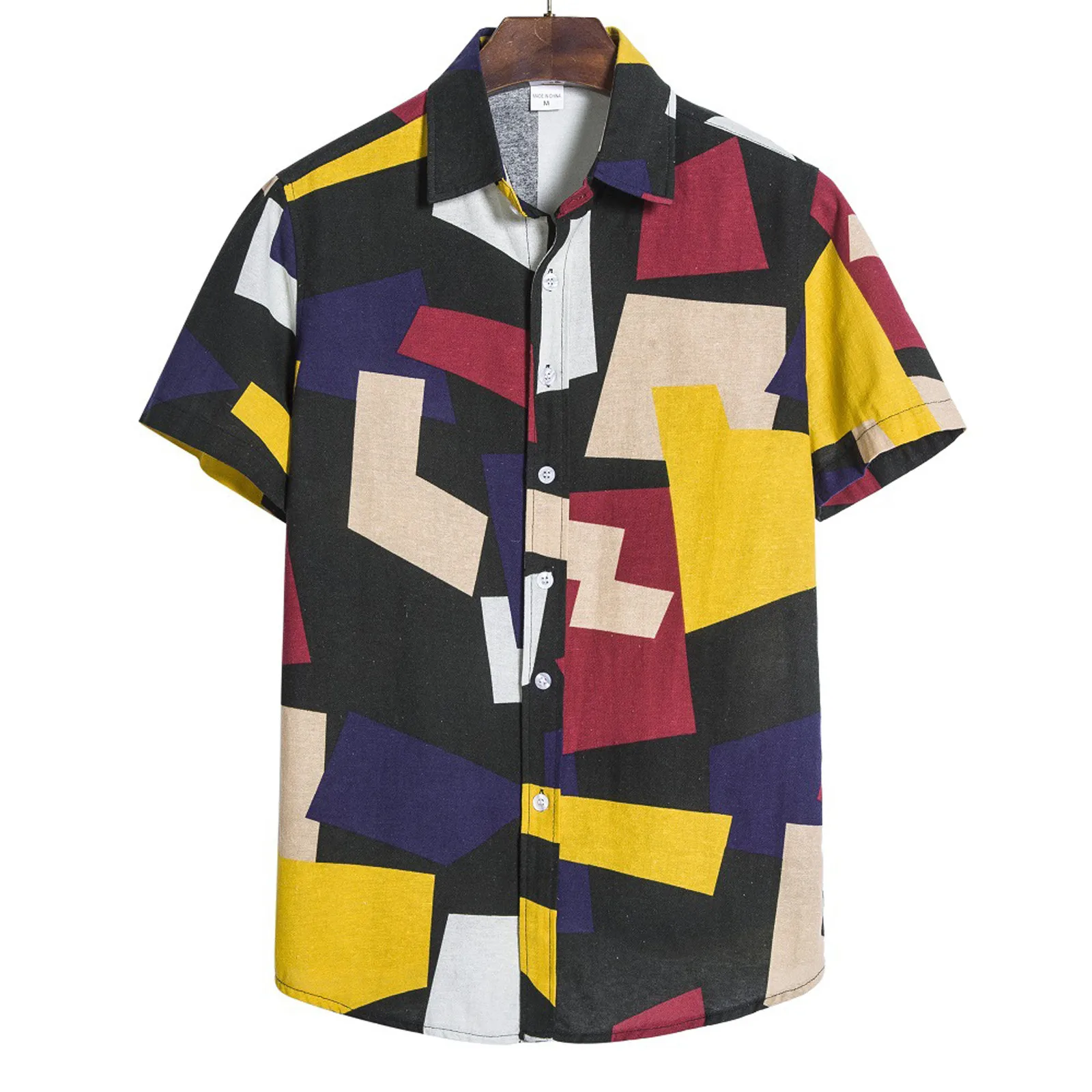 Fashion Mens Summer Shirt Printed Hawaiian Loose Short Sleeve Casual Buttons Beachwear T-shirt Good Quality Blouse Tops
Fashion Mens Summer Shirt Printed Hawaiian Loose Short Sleeve Casual Buttons Beachwear T-shirt Good Quality Blouse Tops