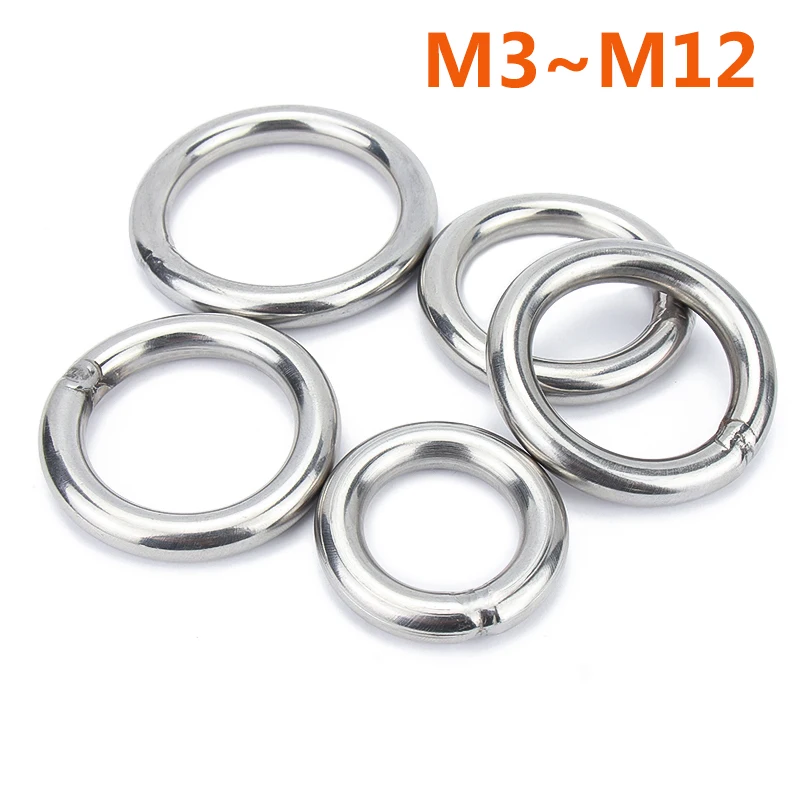 304 Stainless Steel Circle Ring Solid Welded O-circle Rust Ring Iron Ring Pet Pull Ring Fishing Net Pull Ring Hang Steel Ring
304 Stainless Steel Circle Ring Solid Welded O-circle Rust Ring Iron Ring Pet Pull Ring Fishing Net Pull Ring Hang Steel Ring