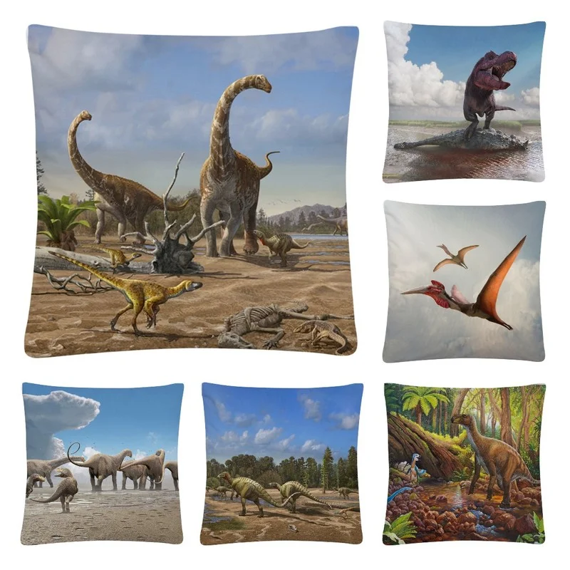 Furious Dinosaur Cartoon Pattern Polyester Cushion Cover Pillowcase Home Bedroom Sofa Car Decoration Pillowcase 45x45cm
Furious Dinosaur Cartoon Pattern Polyester Cushion Cover Pillowcase Home Bedroom Sofa Car Decoration Pillowcase 45x45cm