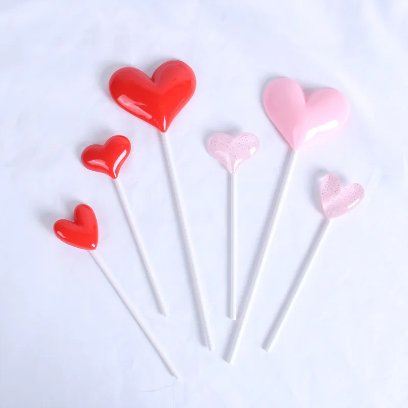 Valentine's Day Cake Decorating Heart Kit Birthday Baking Cake Accessories Red Resin Love Heart Cake Insert wedding decoration
Valentine's Day Cake Decorating Heart Kit Birthday Baking Cake Accessories Red Resin Love Heart Cake Insert wedding decoration