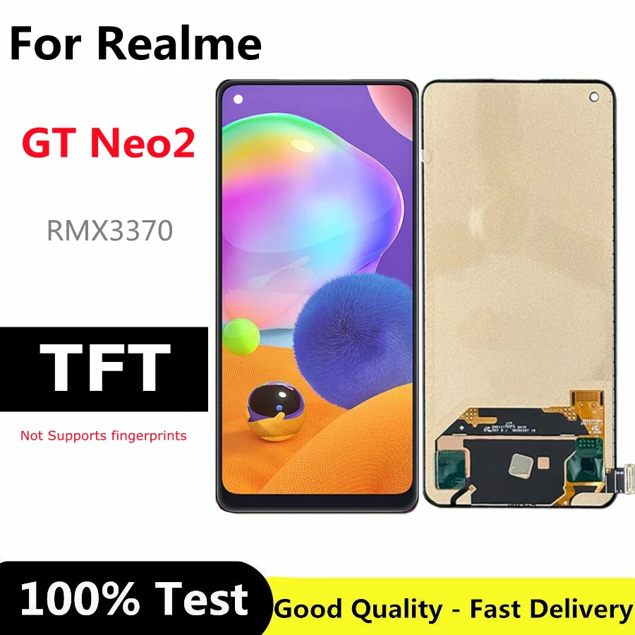 TFT 6,62 дюймов для OPPO Realme GT Neo2 RMX3370, ЖК-дисплей для Realme GT Neo2 LCD
TFT 6,62 дюймов для OPPO Realme GT Neo2 RMX3370, ЖК-дисплей для Realme GT Neo2 LCD