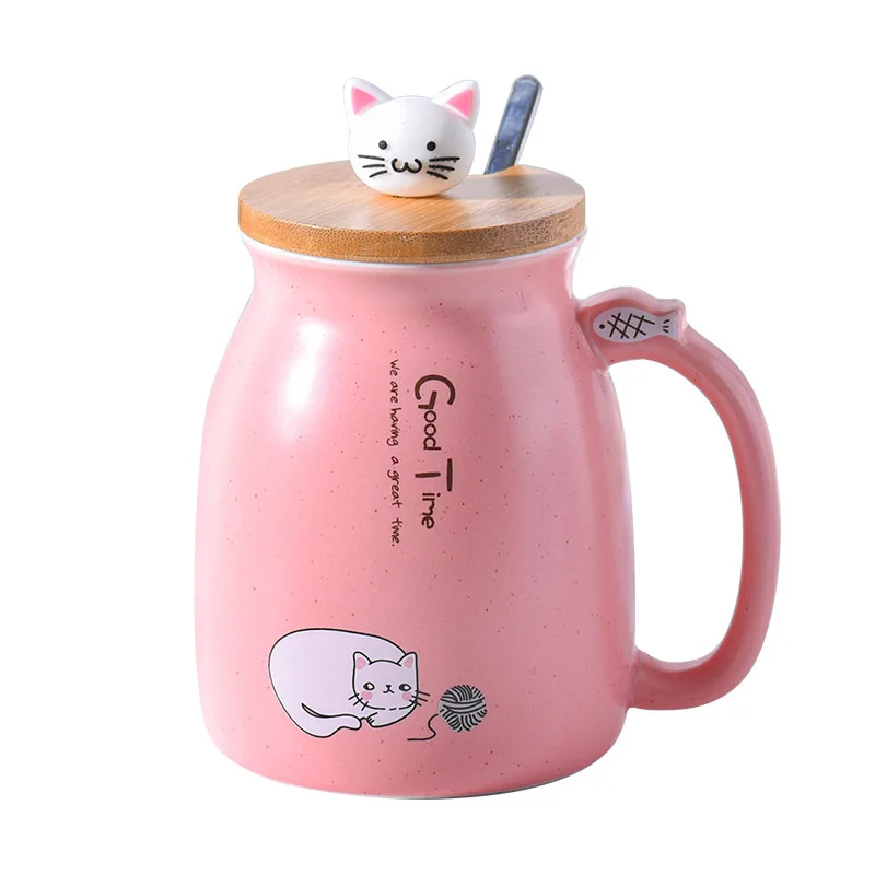 Heat-resistant Mug With Lid 450ml Cup Kitten Coffee Ceramic Mugs Children Office Drinkware Gift Home Smart Official Store
Heat-resistant Mug With Lid 450ml Cup Kitten Coffee Ceramic Mugs Children Office Drinkware Gift Home Smart Official Store