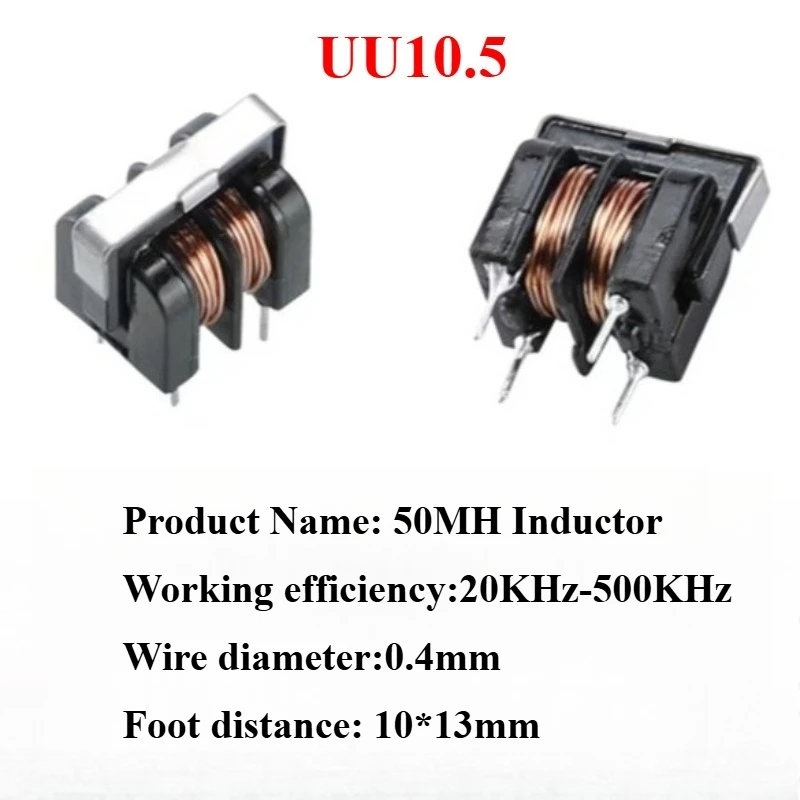 Синфазный дроссель индуктор UU9.8 UU10.5 10-50 мГн
Синфазный дроссель индуктор UU9.8 UU10.5 10-50 мГн