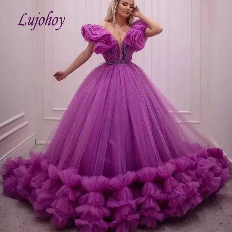 Фиолетовое бальное платье Quinceanera с открытыми плечами, мексиканская принцесса, маскарадное милое платье для 16 выпускного вечера 15 лет
Фиолетовое бальное платье Quinceanera с открытыми плечами, мексиканская принцесса, маскарадное милое платье для 16 выпускного вечера 15 лет