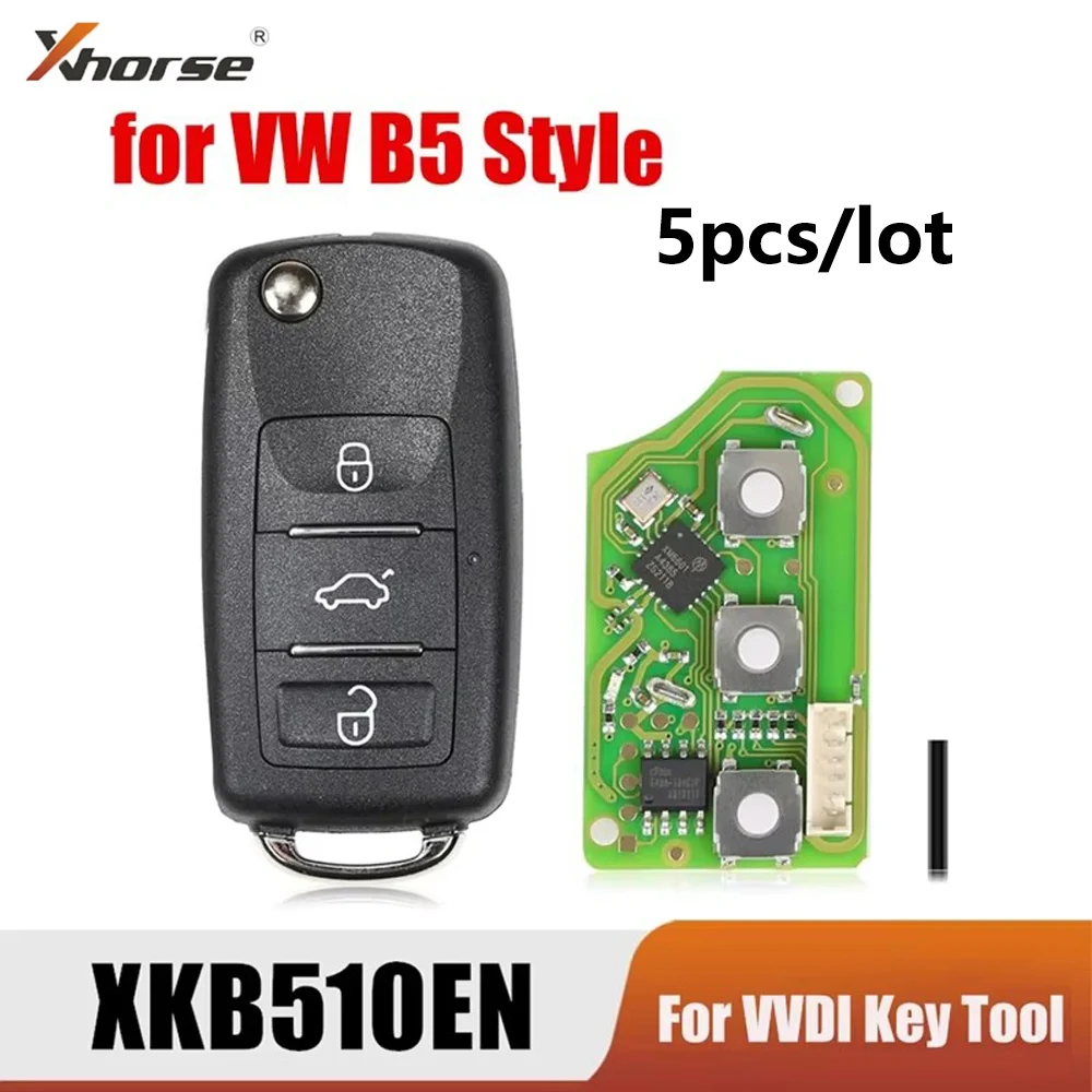 Универсальный пульт дистанционного управления Xhorse XKB510EN 5 шт./партия модель B5 3
