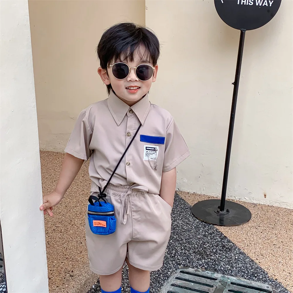Boy Clothing Set Kids Two Piece Outfits 2022 Girl Summer Top And Bottom Set Korean Style Children's Clothes Baby Boys Suit Sets
Boy Clothing Set Kids Two Piece Outfits 2022 Girl Summer Top And Bottom Set Korean Style Children's Clothes Baby Boys Suit Sets