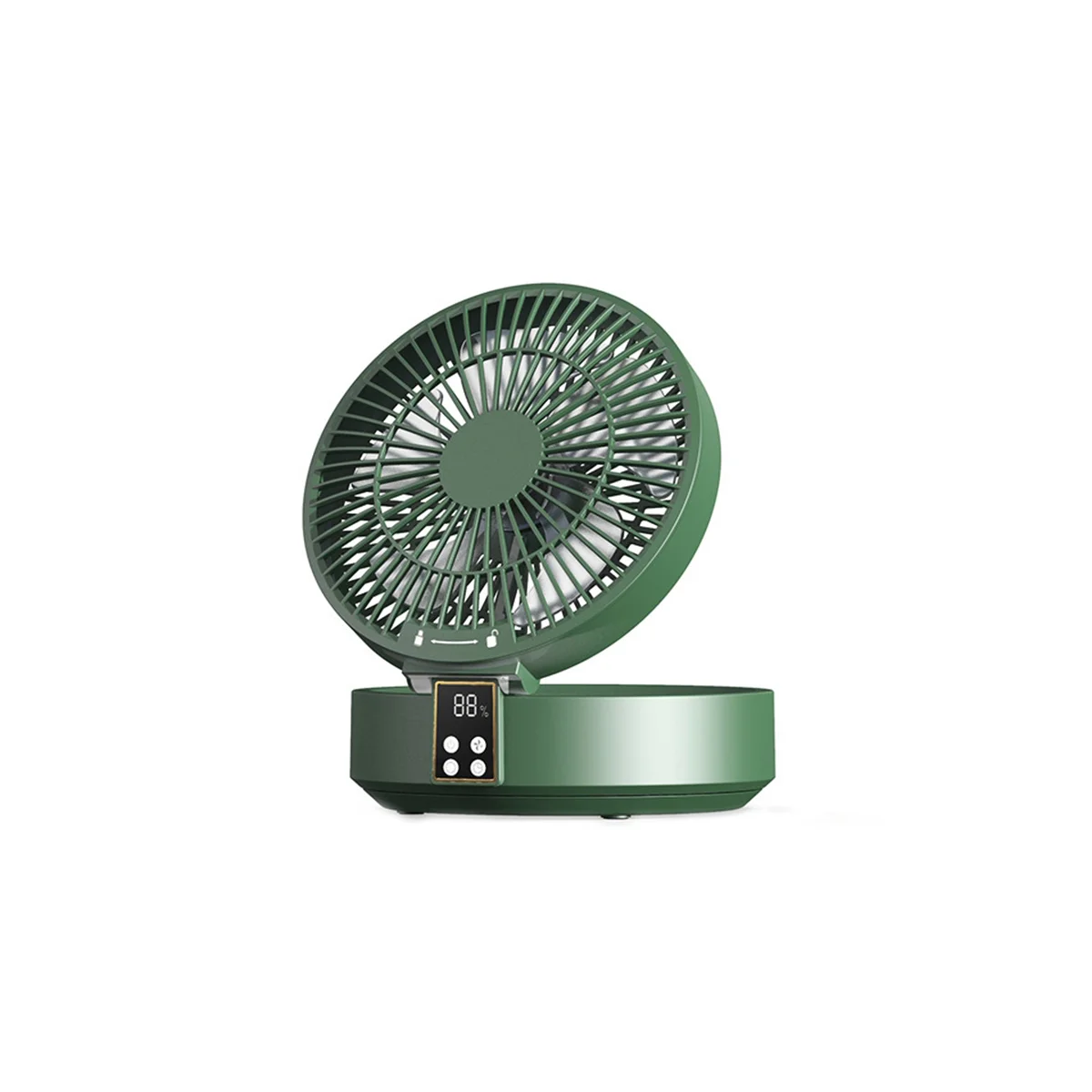 

Беспроводной циркулирующий Вентилятор охлаждения с дистанционным управлением, стандартный складной электрический настенный вентилятор, настольный вентилятор зеленого цвета