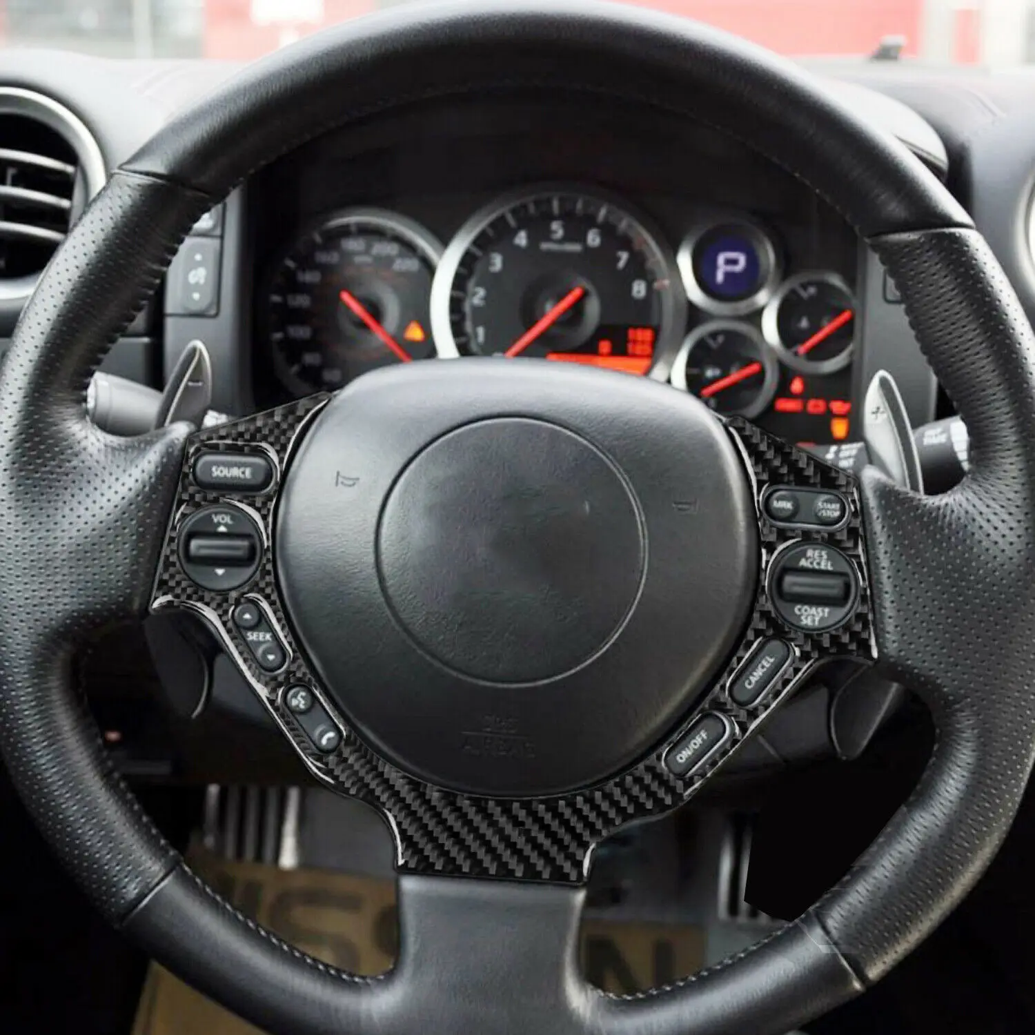 Внутренняя крышка рулевого колеса из настоящего углеродного волокна для Nissan GTR R35 2008-2016
Внутренняя крышка рулевого колеса из настоящего углеродного волокна для Nissan GTR R35 2008-2016