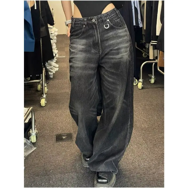 Y2k Female Hip Hop Vintage Black Wide Leg Jeans Women Oversized High Street Baggy Denim Trousers Grunge
Y2k Female Hip Hop Vintage Black Wide Leg Jeans Women Oversized High Street Baggy Denim Trousers Grunge