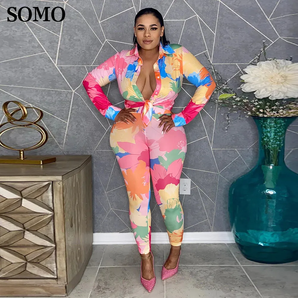 Женский комплект из 2 предметов SOMO, блузка с отложным воротником и длинные брюки большого размера, осенняя одежда, Прямая поставка, 5xl
Женский комплект из 2 предметов SOMO, блузка с отложным воротником и длинные брюки большого размера, осенняя одежда, Прямая поставка, 5xl
