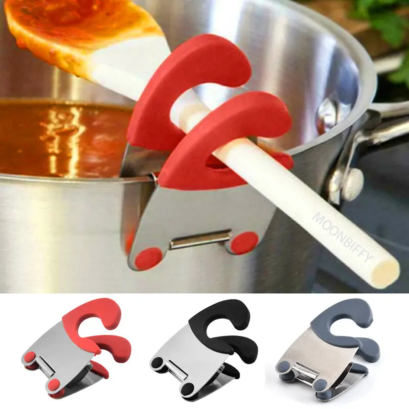 1Pcs Stainless Steel Pot Side Clips Anti-scalding Spoon Holder Kitchen Gadgets Rubber Kitchen Gadgets pot holder spoon holder
1Pcs Stainless Steel Pot Side Clips Anti-scalding Spoon Holder Kitchen Gadgets Rubber Kitchen Gadgets pot holder spoon holder
