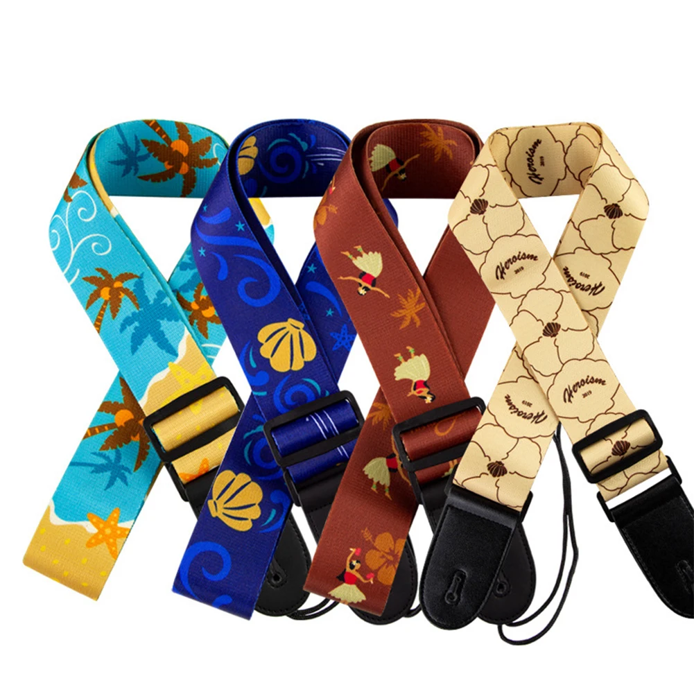 Adjustable Polyester Guitar Strap For Acoustic Electric Guitar Belt Colorful Printed Bass Classical Guitar Straps Accessories
Adjustable Polyester Guitar Strap For Acoustic Electric Guitar Belt Colorful Printed Bass Classical Guitar Straps Accessories
