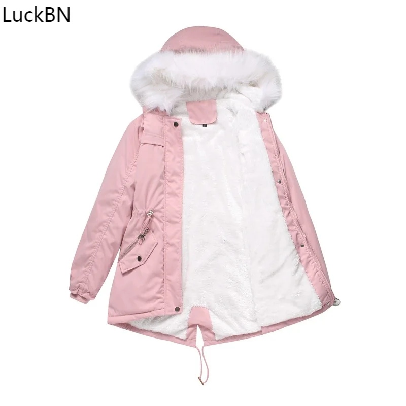 2021 Women's New Style Overcoming Women's Plush Thick Cotton Coat Warmth with Fur Collar Loose Autumn and Winter Coat S-4XL
2021 Women's New Style Overcoming Women's Plush Thick Cotton Coat Warmth with Fur Collar Loose Autumn and Winter Coat S-4XL