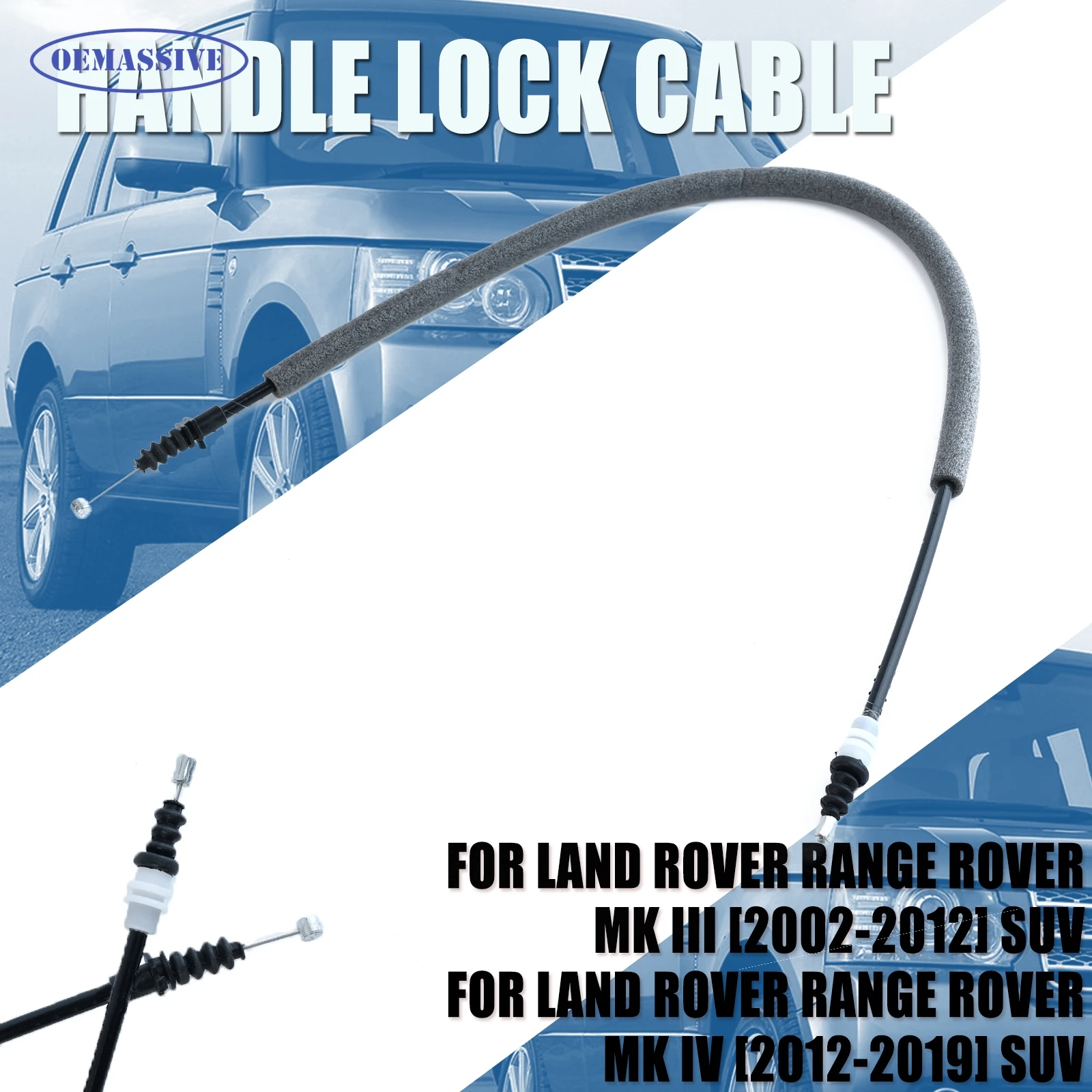 Кабель управления передней автоматической двери для Land Rover Range Rover L322 MK3 2002-2012, внешняя ручка OE # FQZ000041 LRFQZ000041
Кабель управления передней автоматической двери для Land Rover Range Rover L322 MK3 2002-2012, внешняя ручка OE # FQZ000041 LRFQZ000041