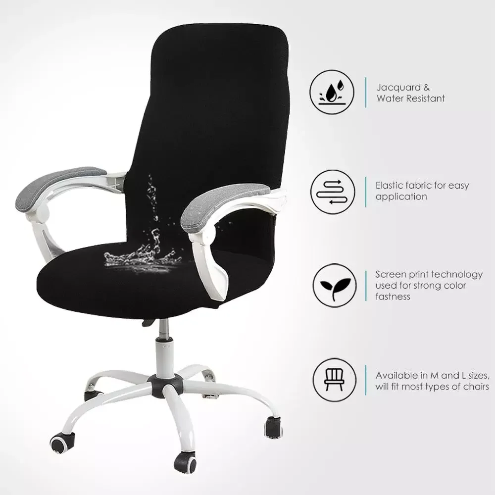 Cover for Computer Chair Water Resistant Jacquard Office Chair Slipcover Elastic for Home Armchair 1PC sillas de oficina
Cover for Computer Chair Water Resistant Jacquard Office Chair Slipcover Elastic for Home Armchair 1PC sillas de oficina