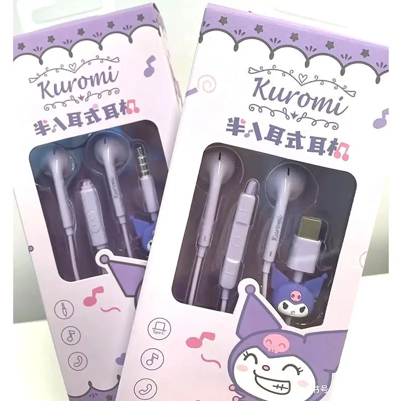 Kawaii Sanrio Kuromi My Melody Wired Headset Anime Figure Active Noise Cancellation In-Ear Sports Music Headphones Girl Gift
Kawaii Sanrio Kuromi My Melody Wired Headset Anime Figure Active Noise Cancellation In-Ear Sports Music Headphones Girl Gift