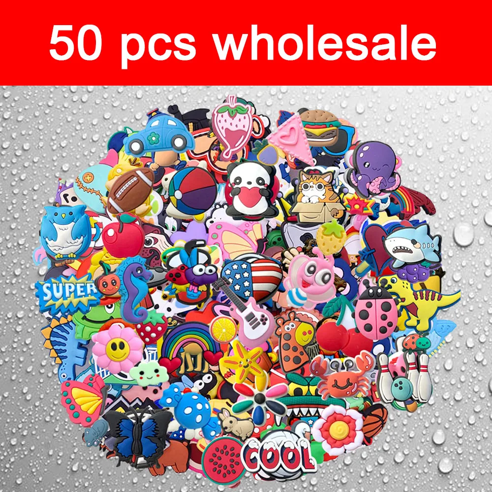 Shoe Charms Wholesale Decorations for Crocs Accessories 50 Pack Random Pins Boys Girls Kids Women Christmas Gifts Party Favors
Shoe Charms Wholesale Decorations for Crocs Accessories 50 Pack Random Pins Boys Girls Kids Women Christmas Gifts Party Favors