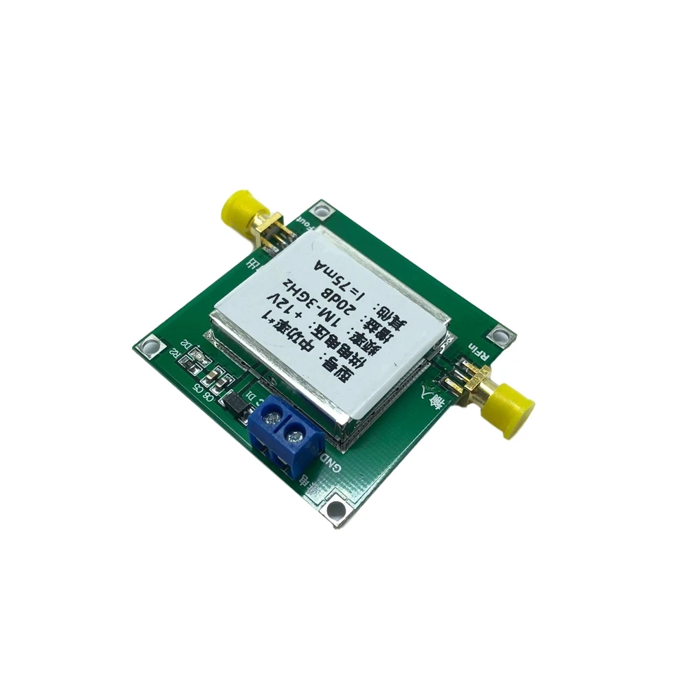 1-3000MHz 2.4GHz 20DB LNA RF Broadband Low Noise Amplifier Module UHF HF VHF, Compact Design for Easily Carry
1-3000MHz 2.4GHz 20DB LNA RF Broadband Low Noise Amplifier Module UHF HF VHF, Compact Design for Easily Carry