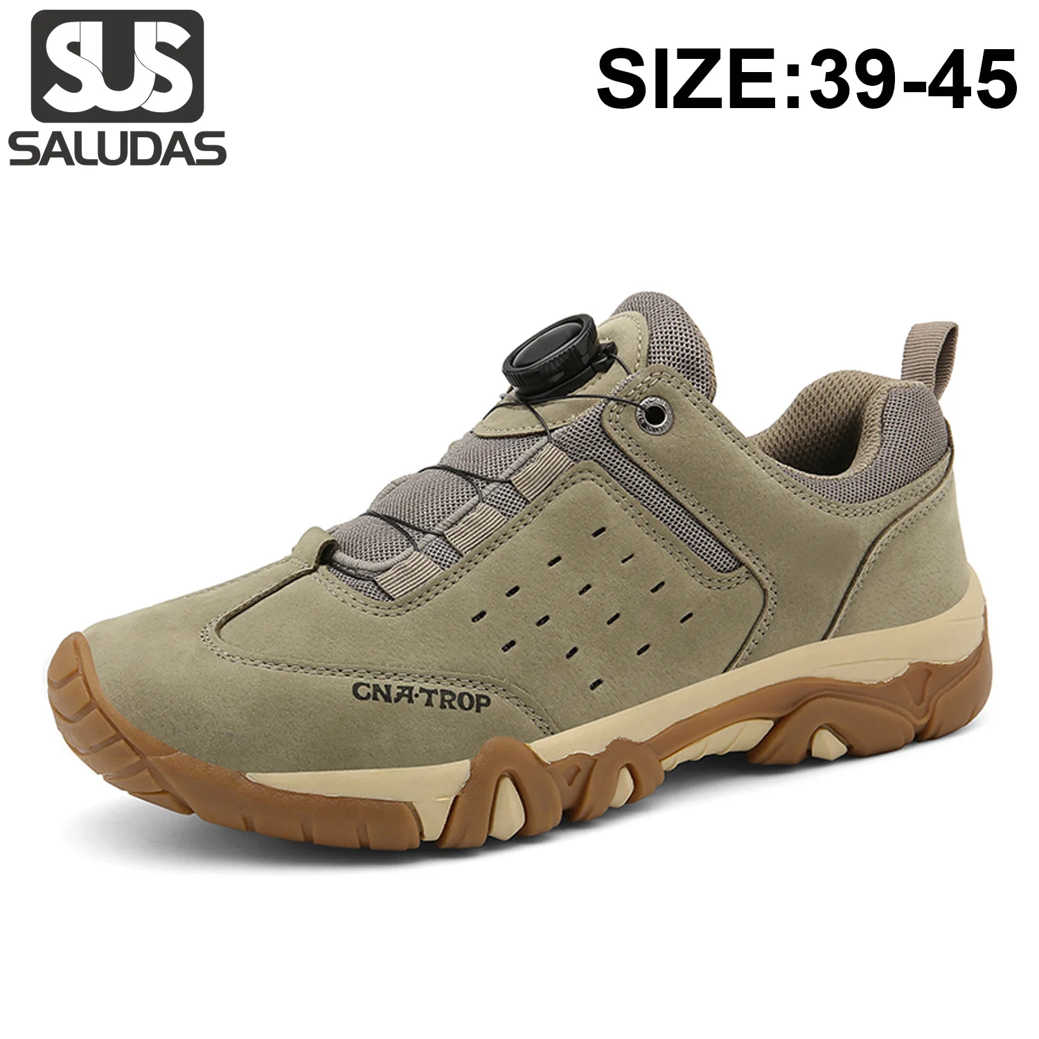 SALUDAS Men Hiking Shoes Suede Leather Waterproof Cow Tendon Sole Anti Slip Travel Climbing Shoes Outdoor Trekking Sneakers
SALUDAS Men Hiking Shoes Suede Leather Waterproof Cow Tendon Sole Anti Slip Travel Climbing Shoes Outdoor Trekking Sneakers