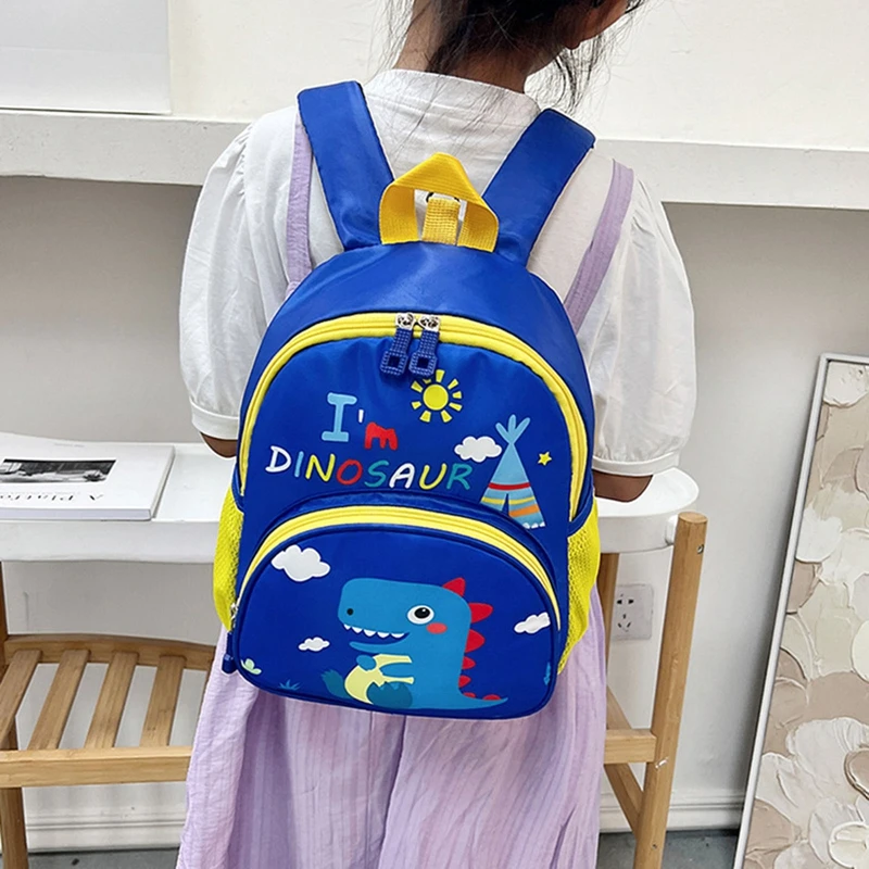 Children's Cartoon Blue Dinosaur Backpacks Cute Kindergarten Schoolbag Waterproof Kids Book Bags Boys Girls Animal Bag
Children's Cartoon Blue Dinosaur Backpacks Cute Kindergarten Schoolbag Waterproof Kids Book Bags Boys Girls Animal Bag